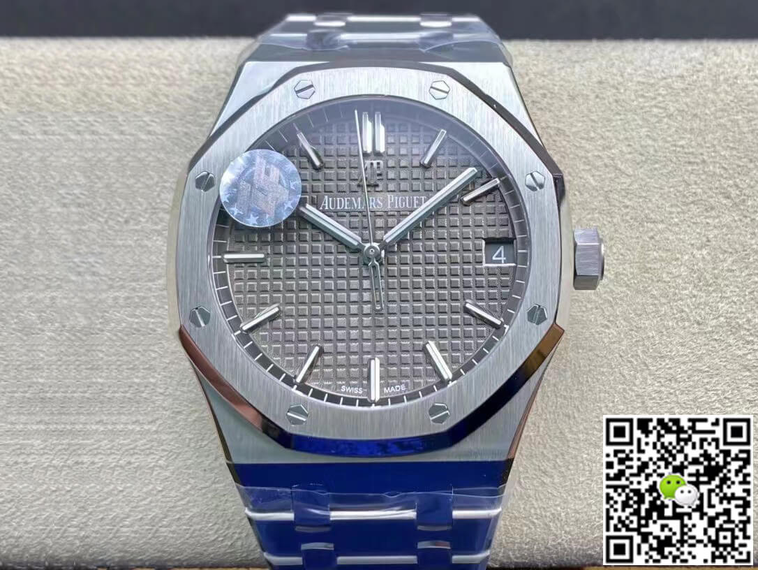 Replica Audemars P1g*et Royal Oak 15500ST.OO.1220ST.02 1:1 Best Edition ZF Factory V2 Version Gray Dial