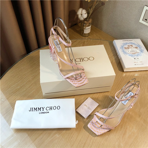 J1m*y Ch00 block heels sandals