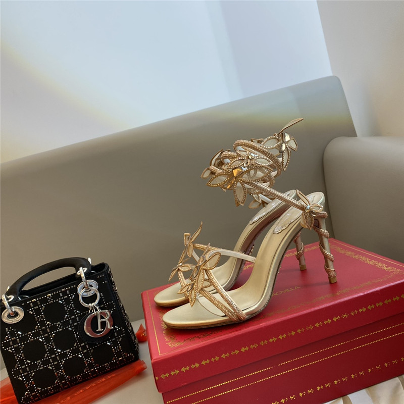 rene caovilla butterfly strappy sandals