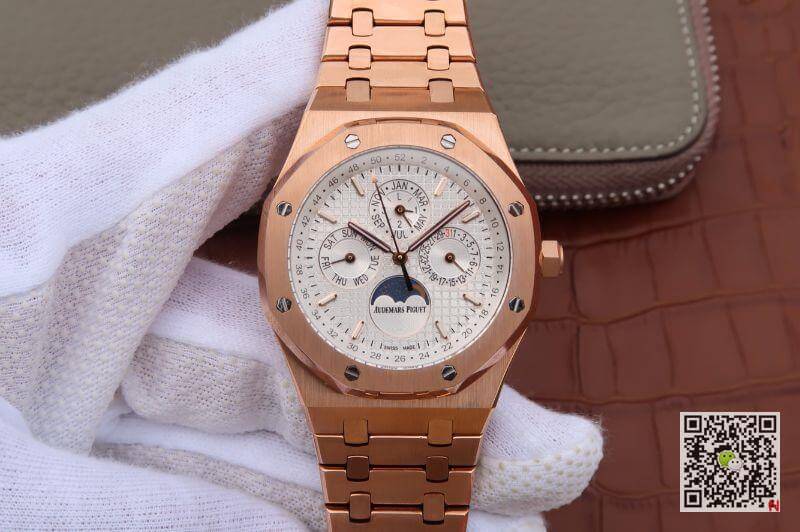 Replica Audemars P1g*et Royal Oak 26574OR.OO.1220OR.01 JF Factory 1:1 Best Edition Swiss ETA5134