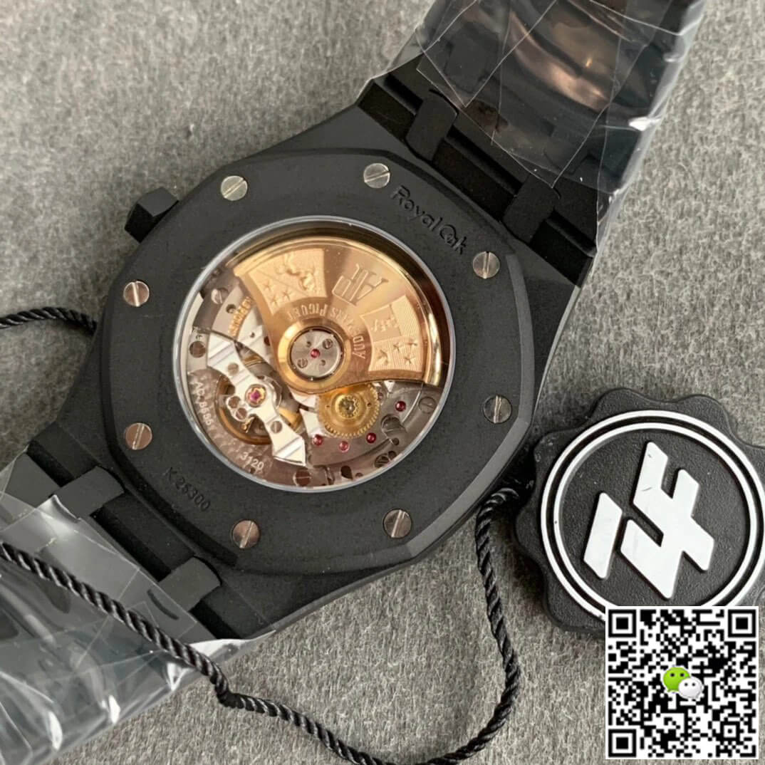 Replica Audemars P1g*et Royal Oak 15400 DLC Version 1:1 Best Edition ZF Factory Black Dial