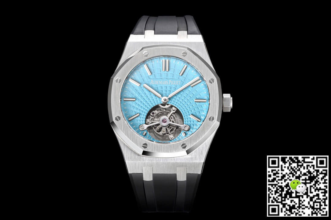 Replica Audemars P1g*et Royal Oak Tourbillon 26530PT.OO.1220PT.01 1:1 Best Edition R8 Factory Rubber Strap