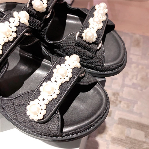 Ch**el flat beach shoes sandals
