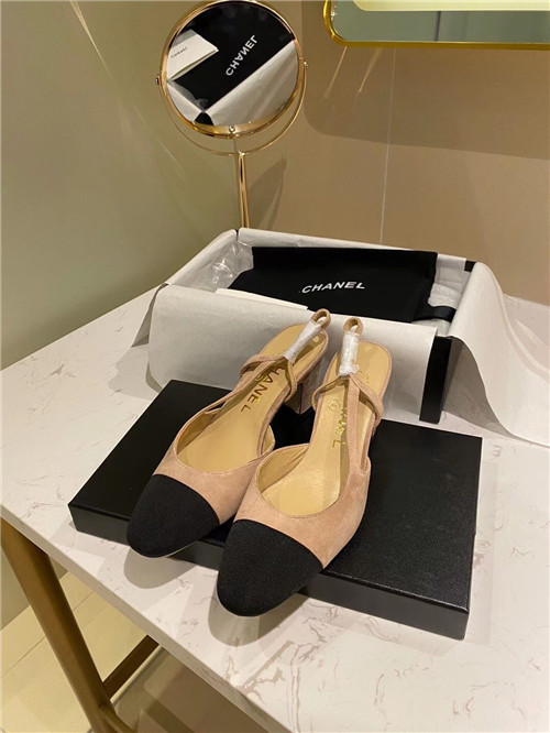 Ch**el Slingback Dupe heels sandals