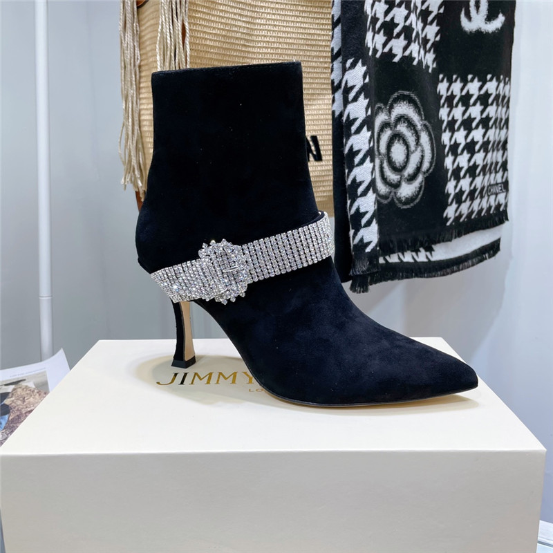 J1m*y Ch00 high heel short boots