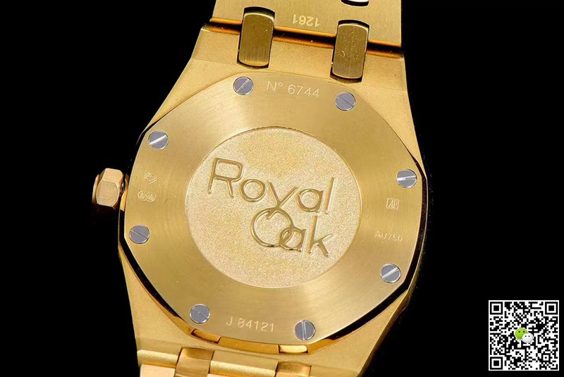Replica Audemars P1g*et Royal Oak 67651BA.ZZ.1261BA.01 1:1 Best Edition JF Factory Yellow Gold D1am0nd Swiss Quartz