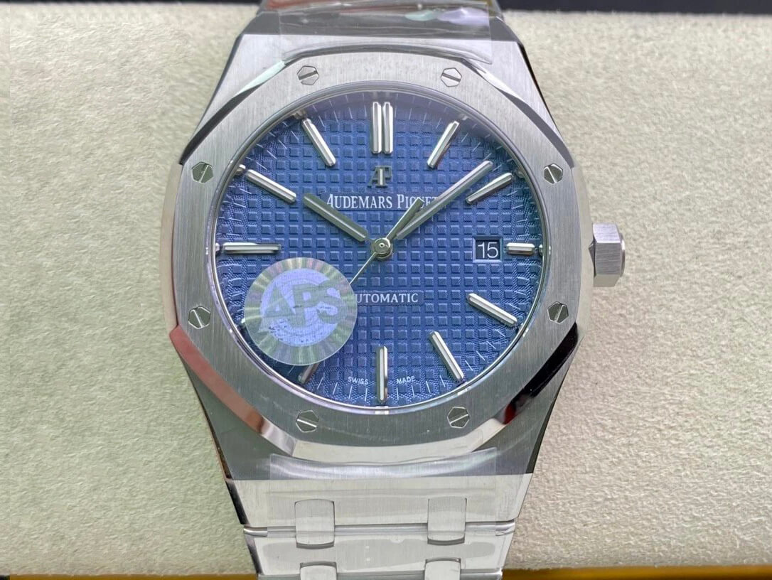 Replica Audemars P1g*et Royal Oak 15400ST.OO.1220ST.03 1:1 Best Edition APS Factory Blue Dial
