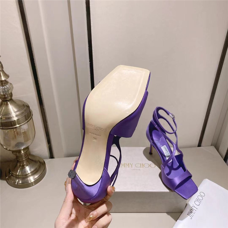J1m*y Ch00 Paris window custom high-heeled sandals