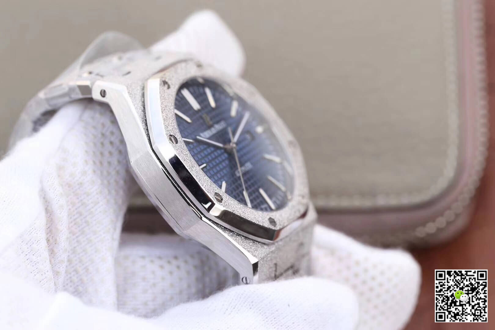 Replica Audemars P1g*et Royal Oak 15454BC.GG.1259BC.01 1:1 Best Edition JH Factory Blue Dial