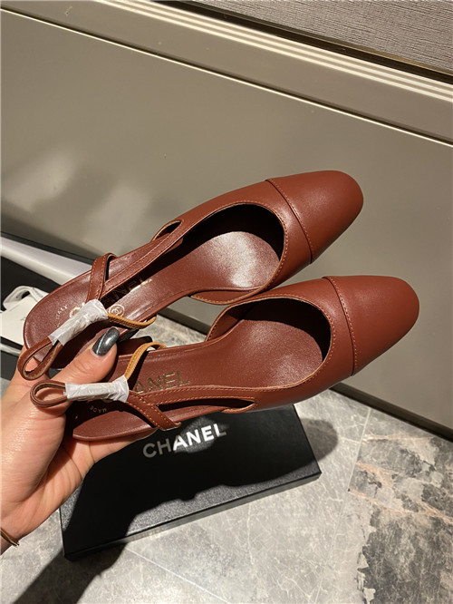 Ch**el Slingback Dupe heels sandals