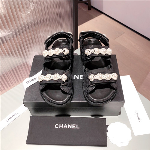 Ch**el flat beach shoes sandals