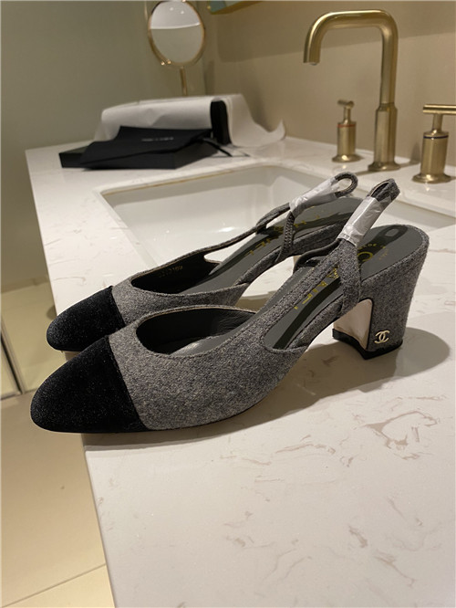 Ch**el Slingback Dupe heels sandals