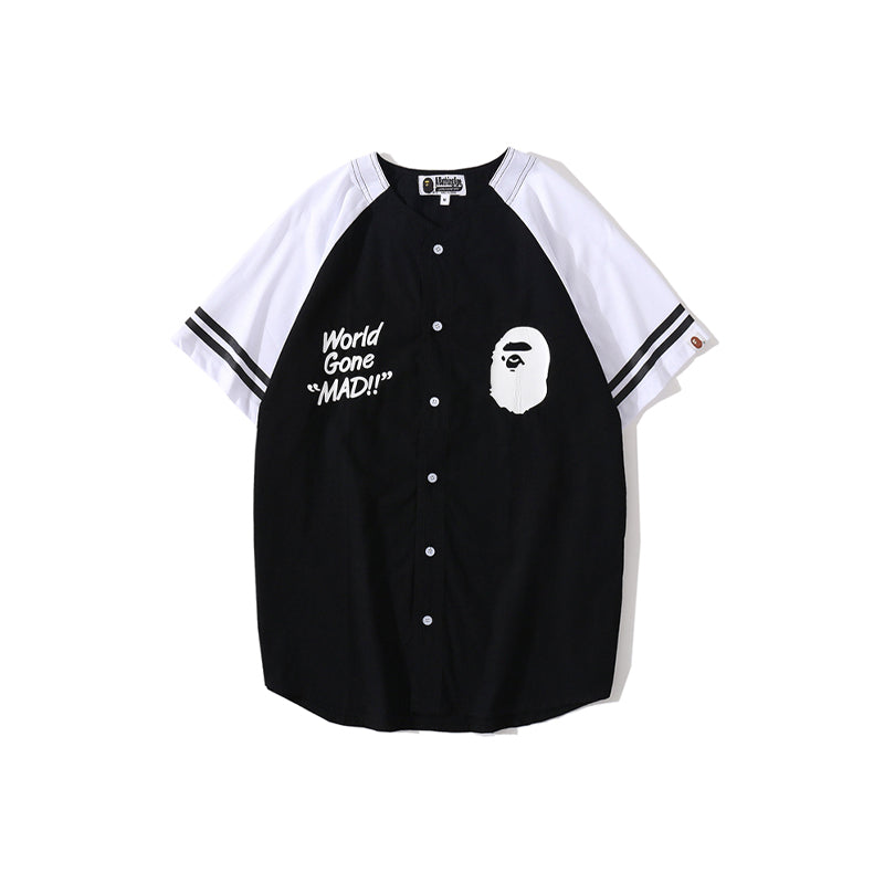 Bape Ape Head Baseball T Shirt 6663