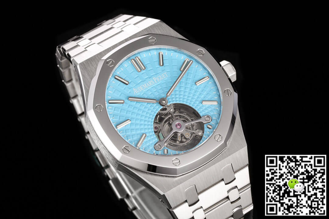 Replica Audemars P1g*et Royal Oak Tourbillon 26530PT.OO.1220PT.01 1:1 Best Edition R8 Factory Blue Dial