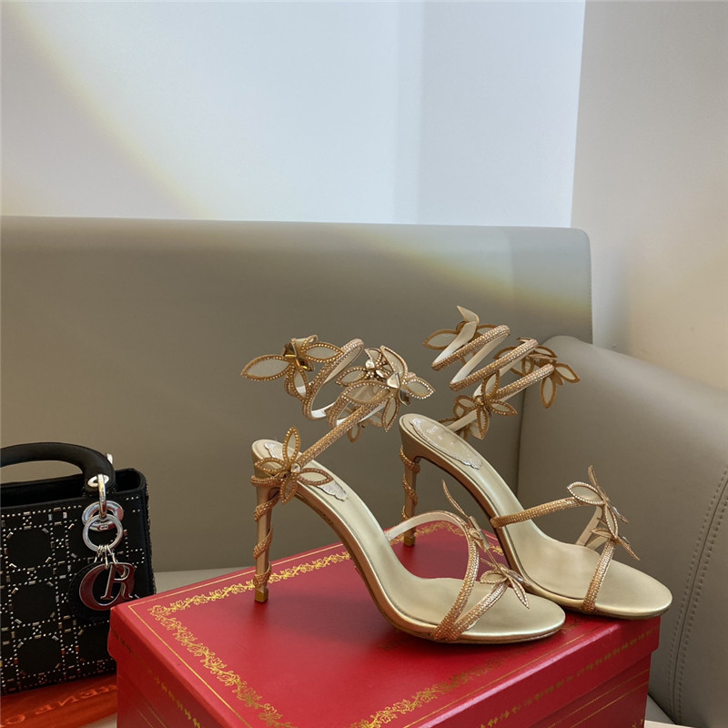 rene caovilla butterfly strappy sandals