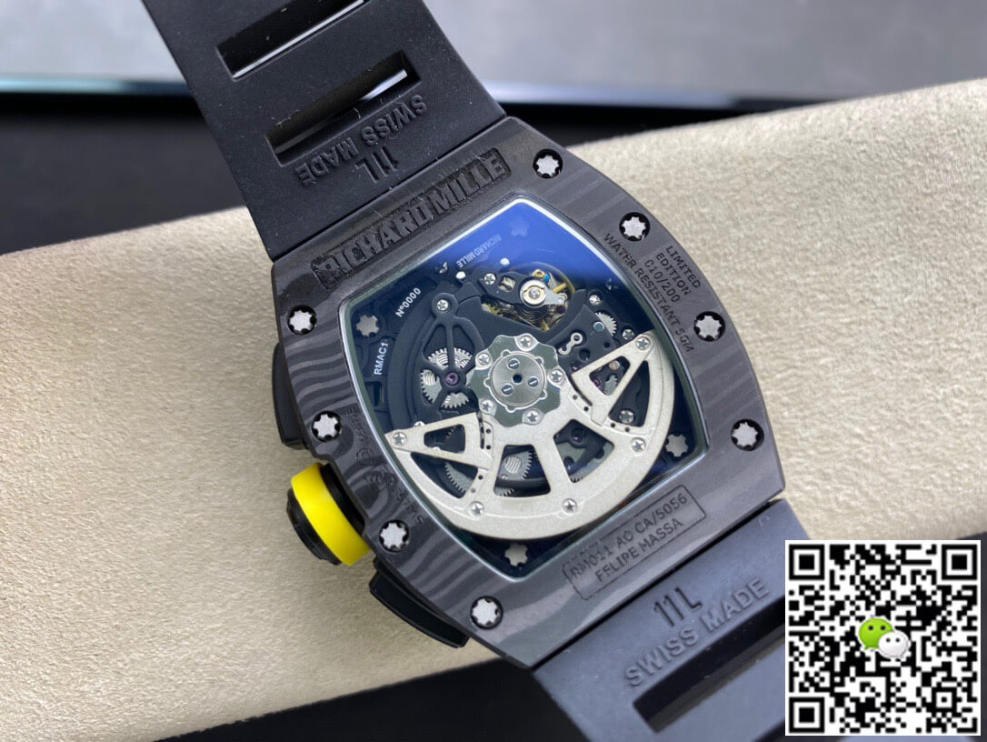 Replica Richard Mille RM-011 1:1 Best Edition KV Factory Forged Carbon