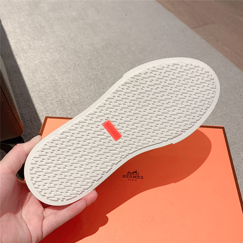 H**me5 British retro design white shoes