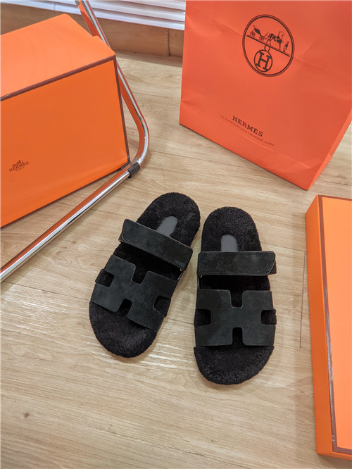 H**me5 lamb wool flat slippers