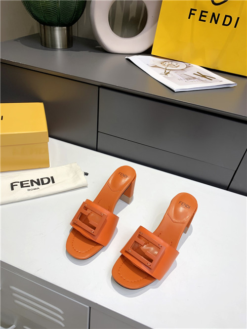 F**di thick heel sandals