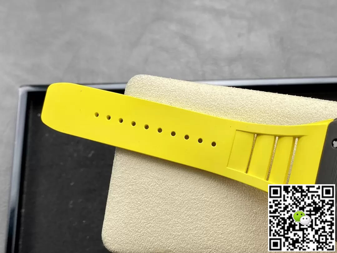 Richard Mille Replica RM35-02 1:1 Best Edition T+ Factory NTPT Carbon Fiber Yellow Strap