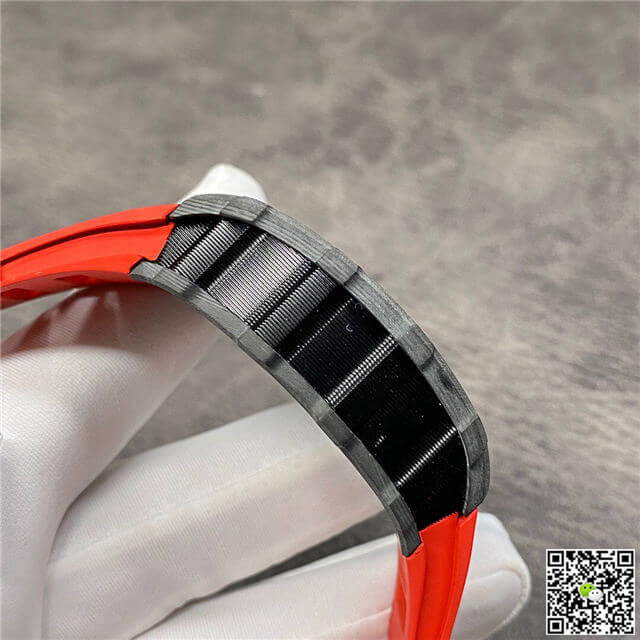 Replica Richard Mille RM35-02 1:1 Best Edition KV Factory Carbon Fiber Red Strap