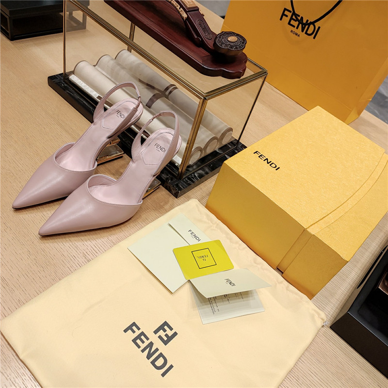 F**di strappy toe high heel sandals