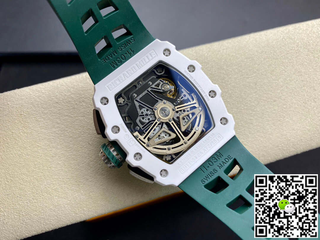 Replica Richard Mille RM011-03 1:1 Best Edition KV Factory Green Strap