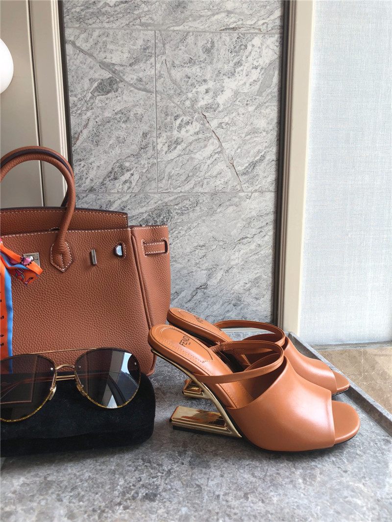 F**di first high-heeled sandal