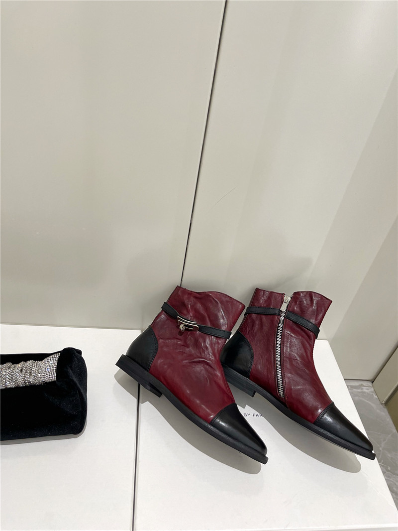 H**me5 kelly zip ankle boots