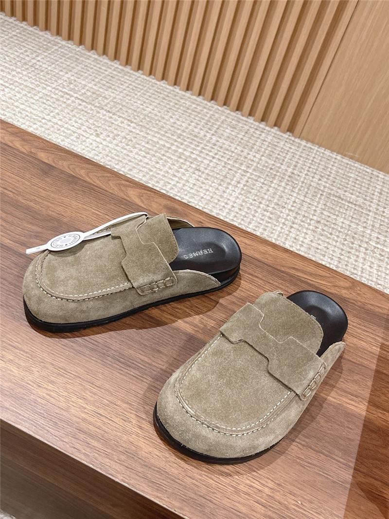H**me5 Moe Mueller s half -drooping shoes