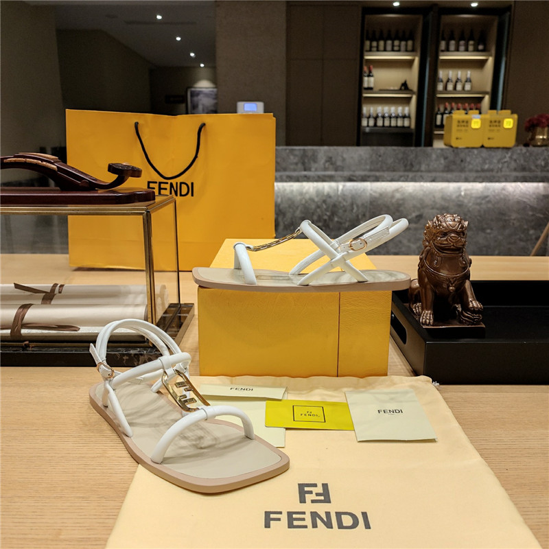 F**di flat beach sandals