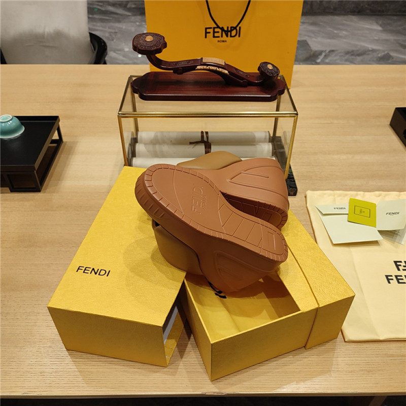 F**di wedge platform sandals