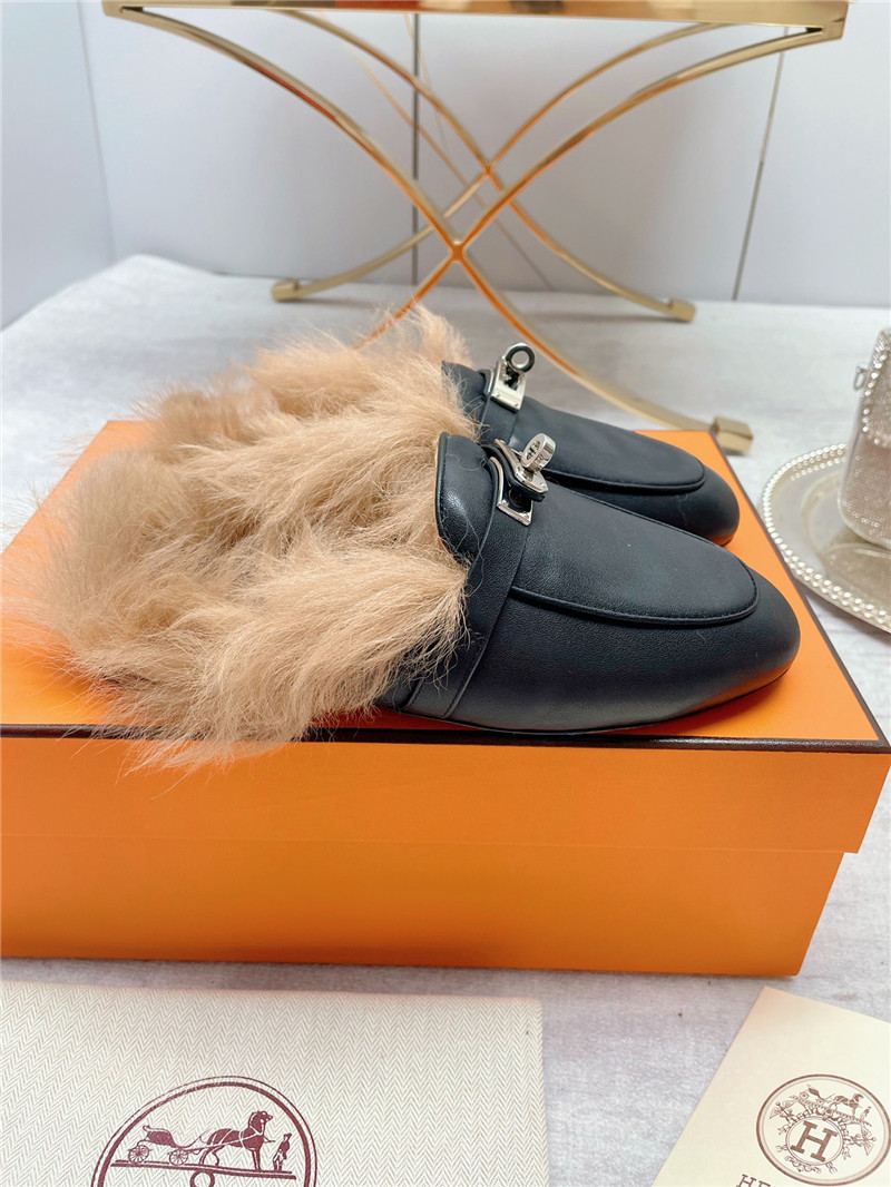 H**me5 classic wool slippers