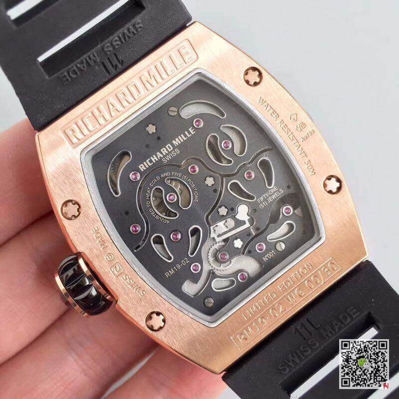 Replica Richard Mille RM19-02 Tourbillon KV Factory 1:1 Best Edition Swiss ETA6T51