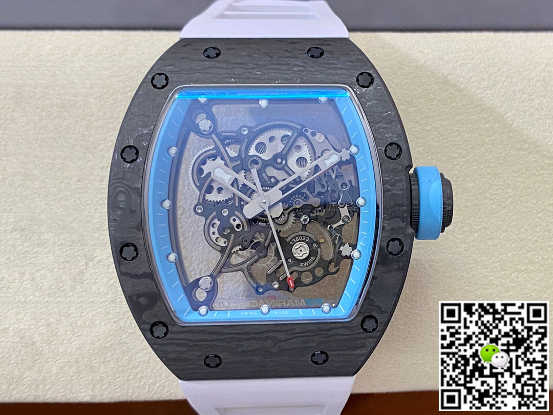 Replica Richard Mille RM-055 1:1 Best Edition BBR Factory Carbon Fiber