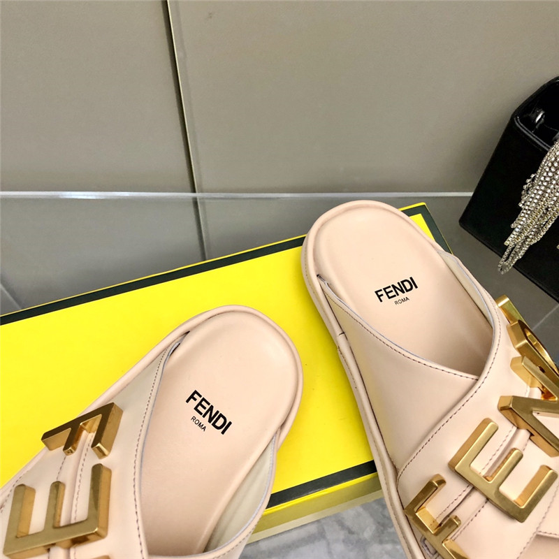 F**di cross flat sandals