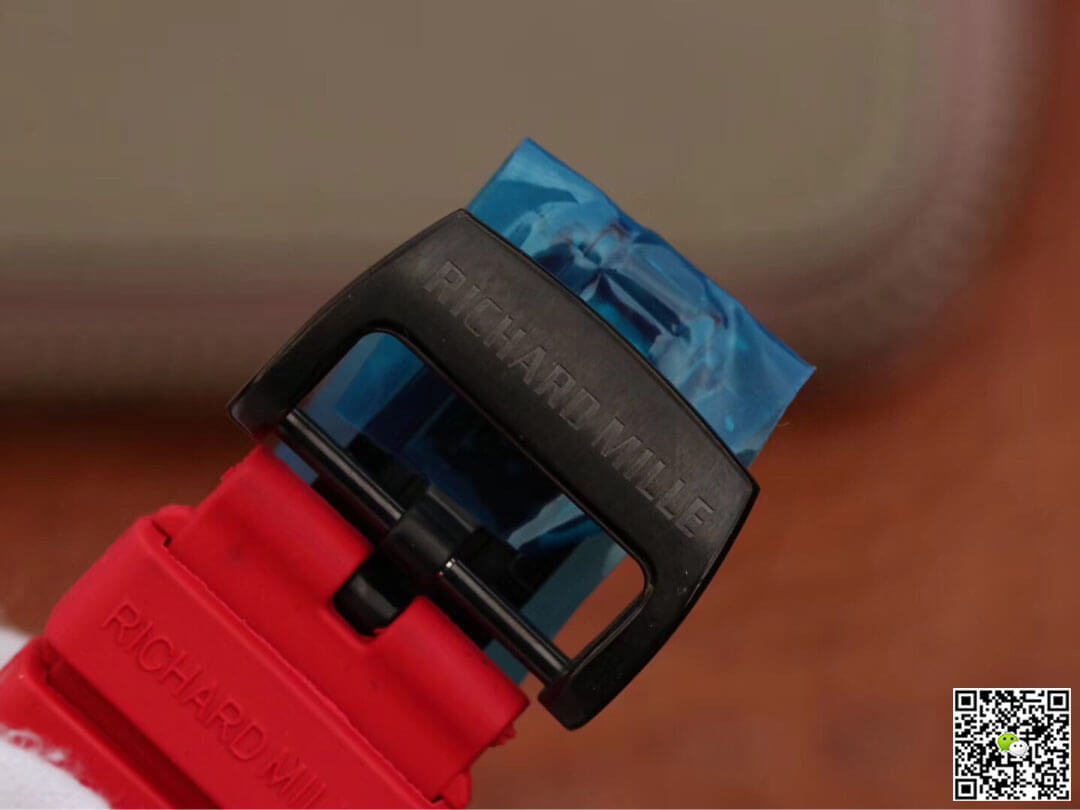 Replica Richard Mille RM53-01 1:1 Best Edition KV Factory TPT Carbon Fiber Red Strap