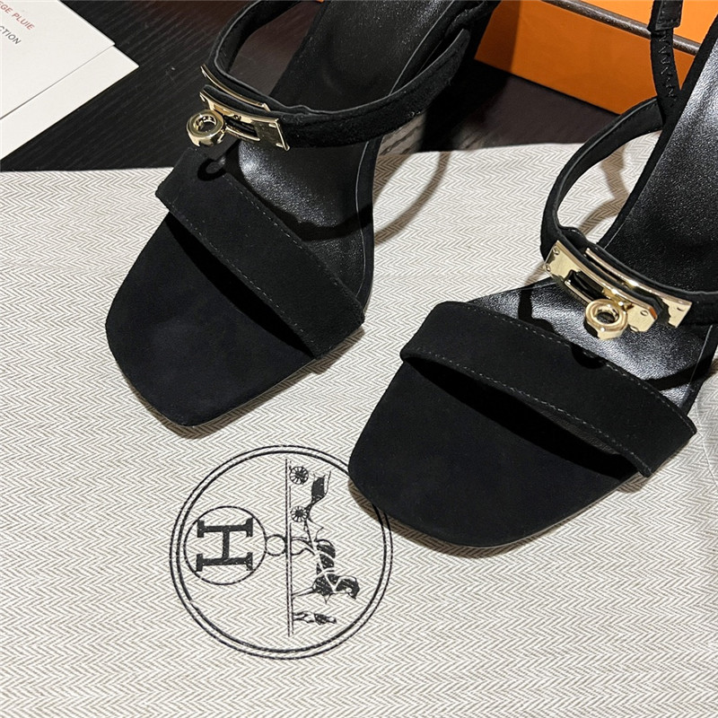 H**me5 Sandals Dupe classic H high-heeled sandals