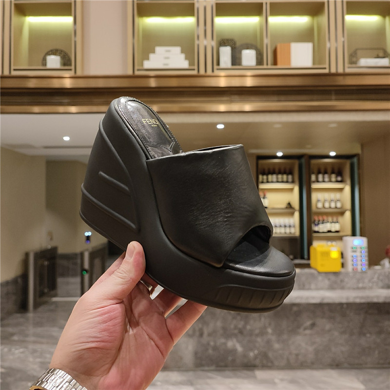 F**di wedge platform sandals