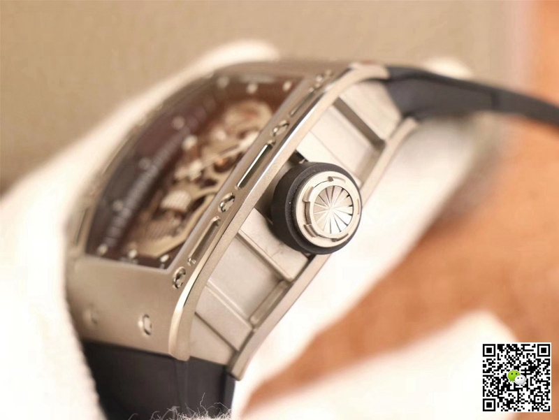 Replica Richard Mille RM052 1:1 Best Edition ZF Factory Silver Skull Dial Swiss Movement