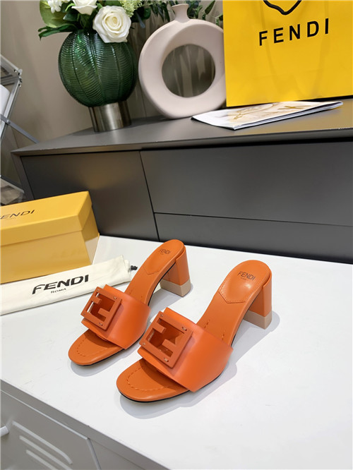 F**di thick heel sandals