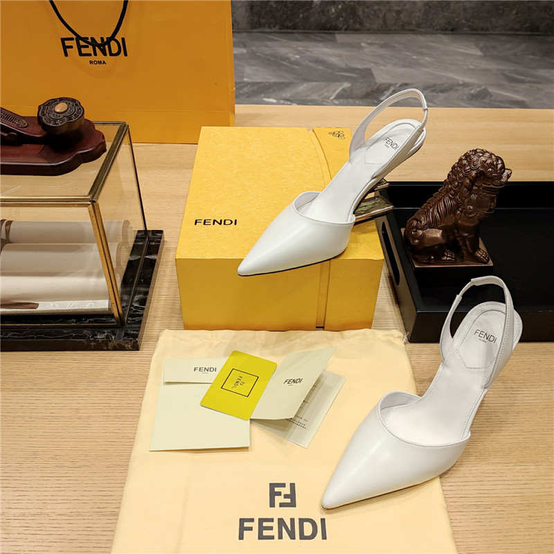 F**di strappy toe high heel sandals