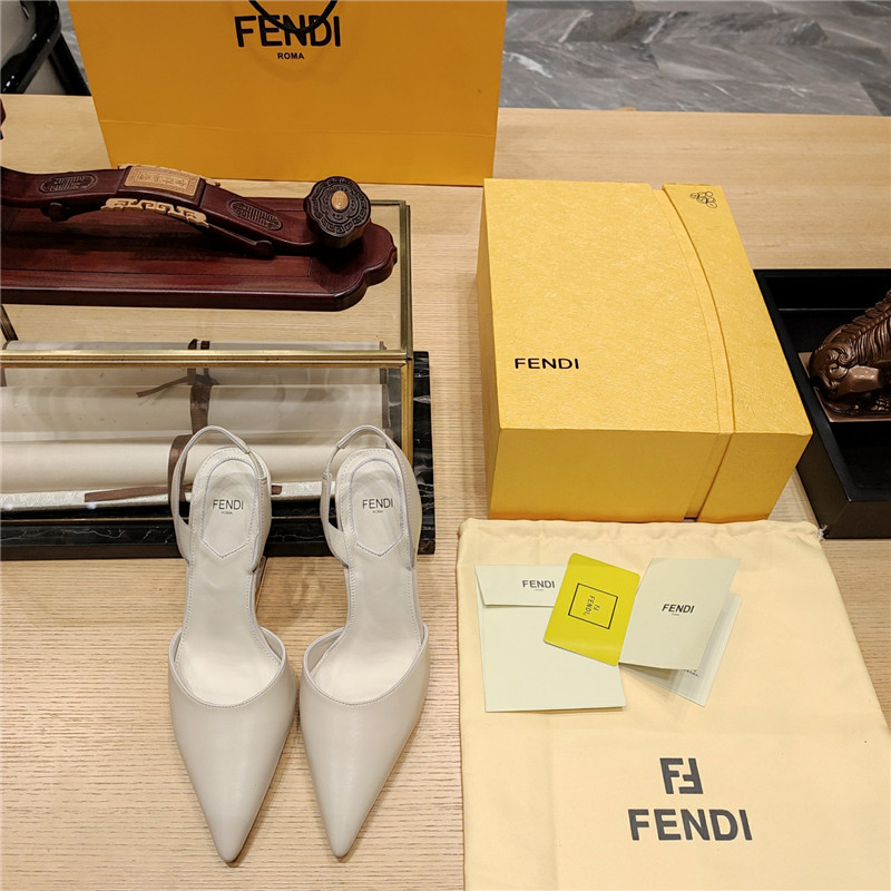 F**di strappy toe high heel sandals