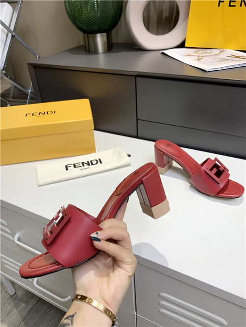 F**di thick heel sandals