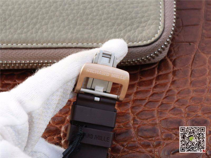 Replica Richard Mille RM011 KV Factory Men Watches 1:1 Best Edition Swiss ETA7750 Brown Ceramic
