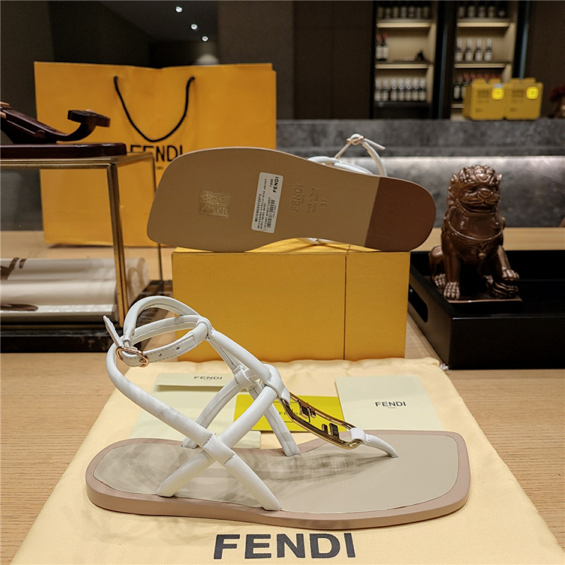 F**di flat beach sandals