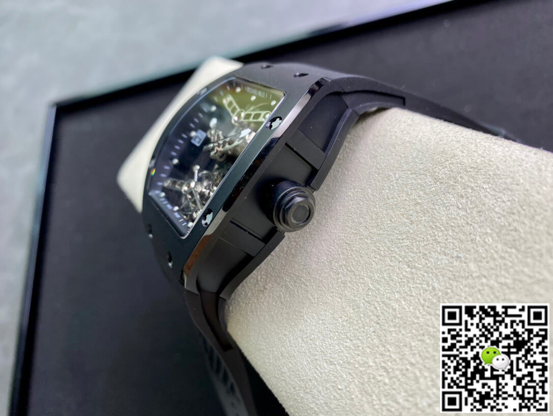 Replica Richard Mille RM027 1:1 Best Edition EUR Factory Transparent Black Dial