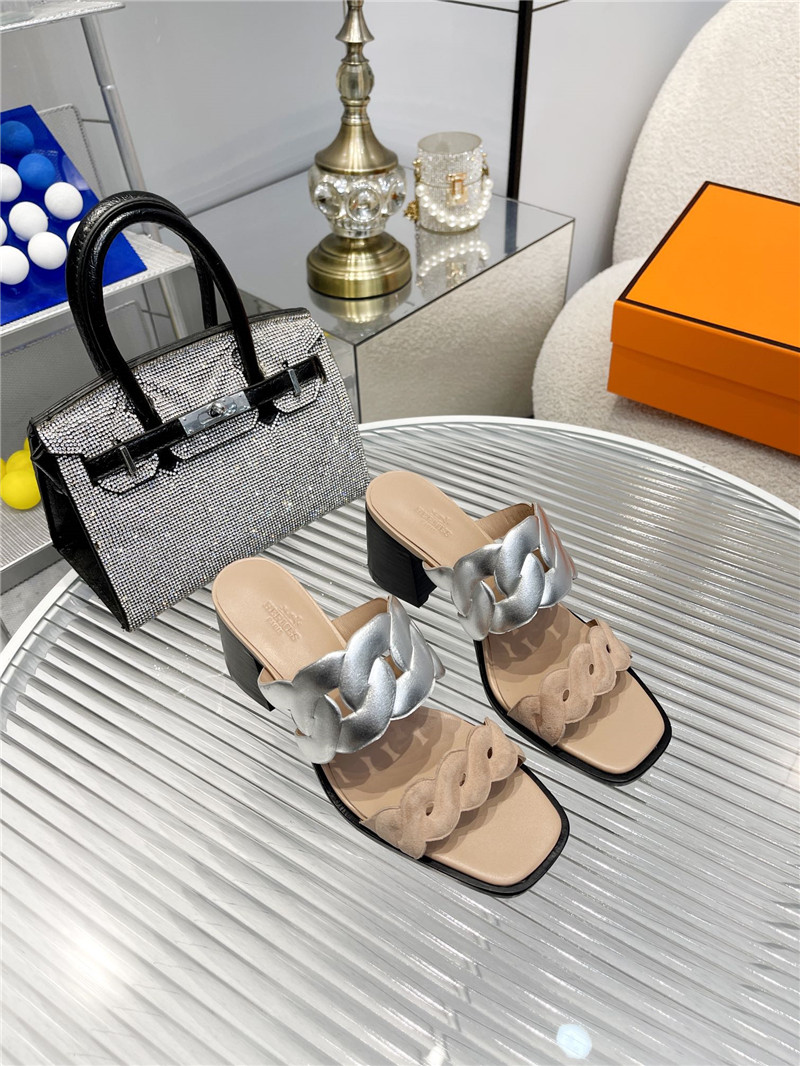 H**me5 pig nose high heel sandals
