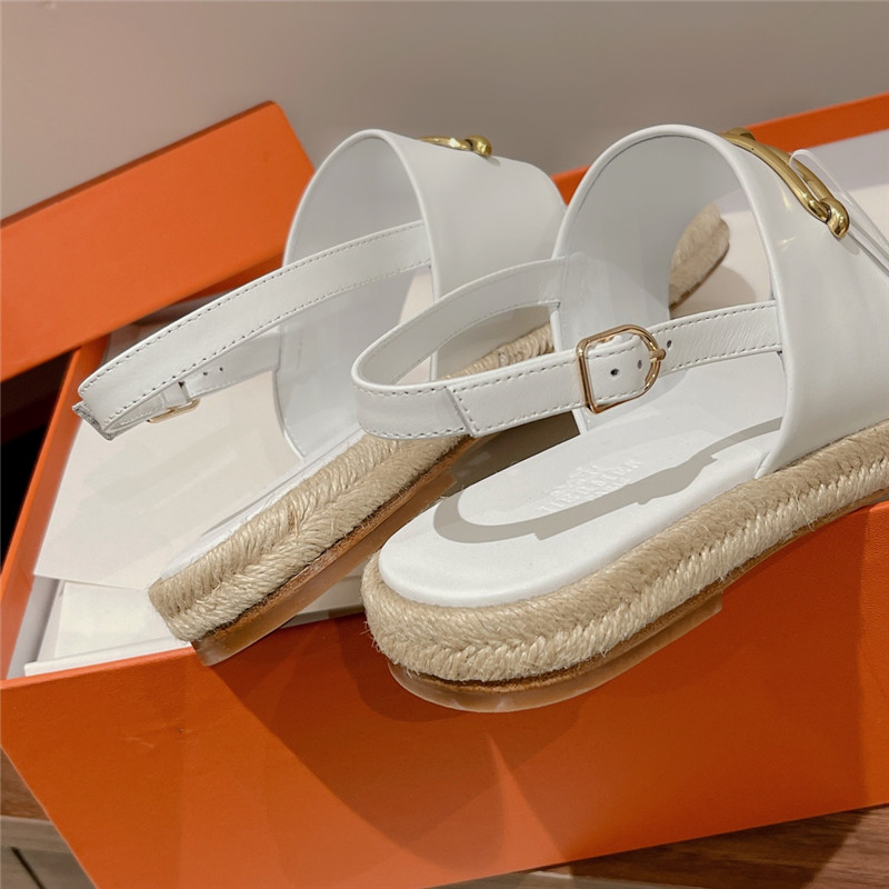 H**me5 knitted flat sandals