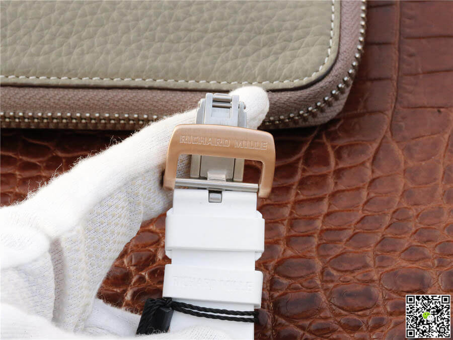Replica Richard Mille RM011 1:1 Best Edition KV Factory Ceramic White Strap